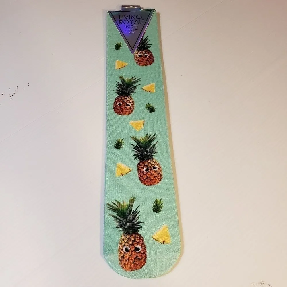 New Living Royal Pineapple Knee High Socks